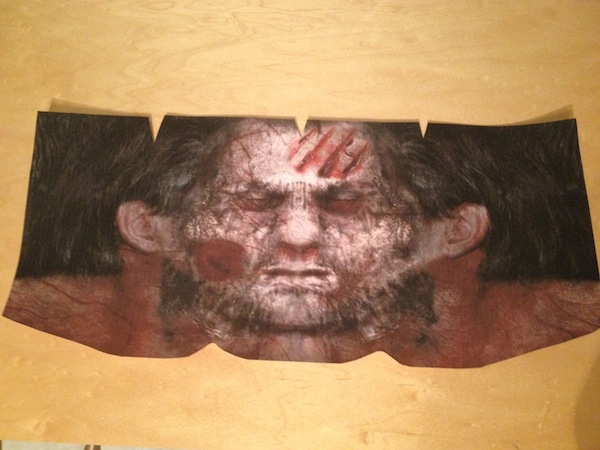 cut out zombie