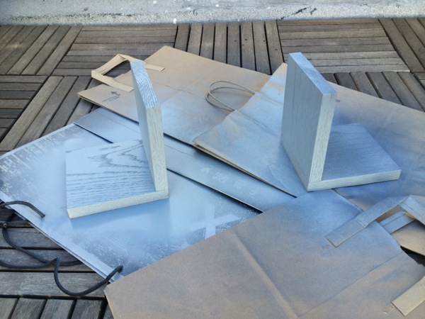 Spray Paint Bookends