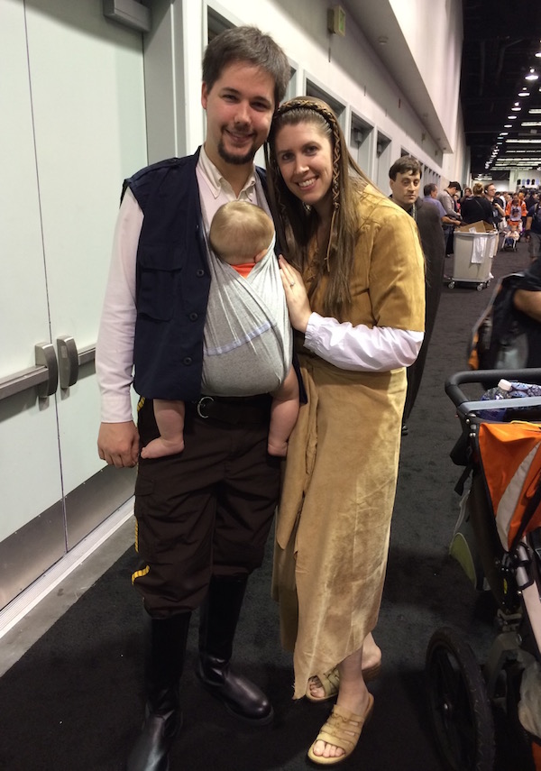 Leia & Han with baby