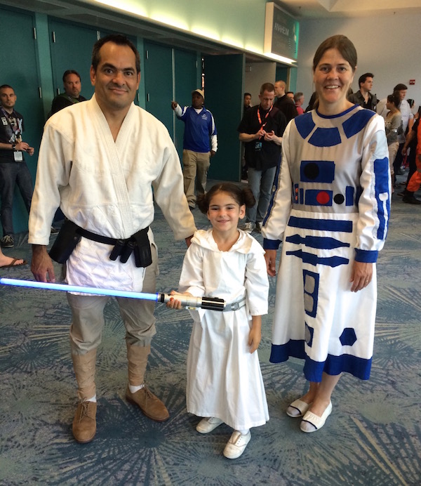 Luke, Artoo, Leia